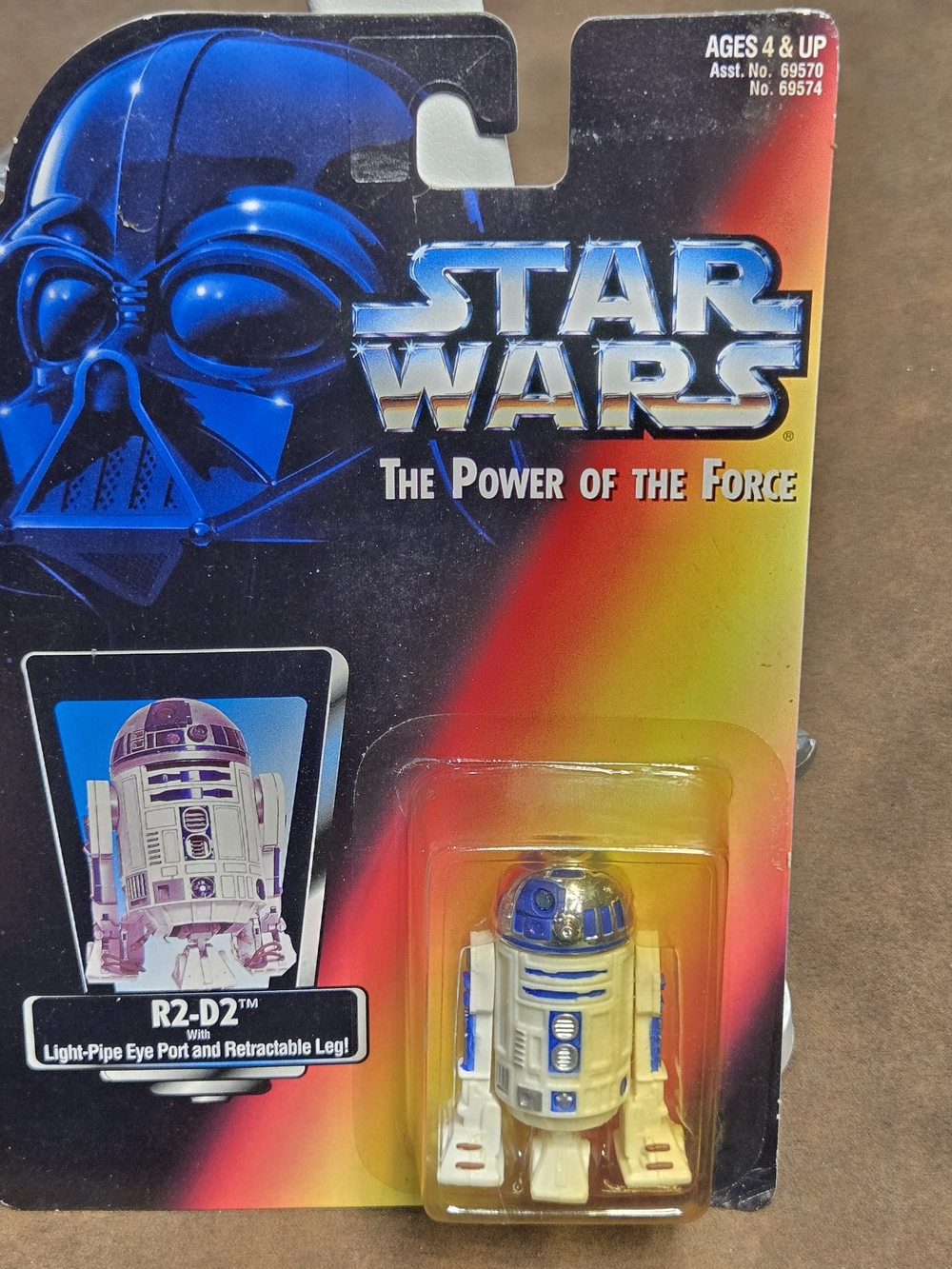MOC Vintage Star Wars R2-D2 POTF Kenner #69574